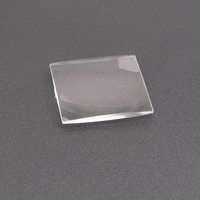 Camman Optical Biconvex 41x37mm Square Magnifying Double Convex Acrylic Lenses OEM S4137