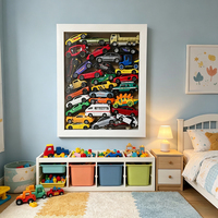Cadre photo MDF creux 3D fait main créatif DIY 6 pouces A4 pour fleurs séchées, à poser sur table ou à suspendre au mur, effet ombre - Vente en gros
