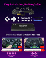 Compatible avec la manette PS5 BDM-030/040/050/060, kit de 12 micro-interrupteurs Omron - Réponse rapide pour améliorer l'expérience de jeu