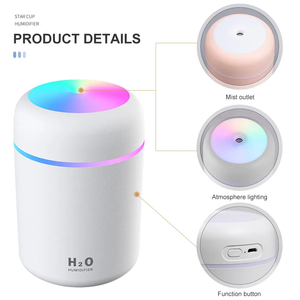 Humidificateur H2O pour la maison, mini humidificateur d'air, diffuseur d'arômes, humidificateur aromatique, humidificateur USB pour voiture - Product Image 3