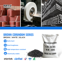 Alumine marron certifiée ISO9001, abrasif de sablage à haute dureté Al2O3, oxyde d'aluminium blanc et brun, alumine fondue pour le polissage des métaux