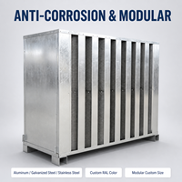 Panneau de ventilation acoustique sur mesure, isolation phonique, fabrication directe d'usine, pour la construction et la ventilation industrielle
