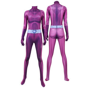 Traje <span class=keywords><strong>de</strong></span> Cosplay <span class=keywords><strong>de</strong></span> Totally Spies, Mono Zentai para Mujer y Hombre, Anime Clover Ewing Samantha <span class=keywords><strong>Simpson</strong></span> Alexandra, Mono <span class=keywords><strong>de</strong></span> Spandex para Fiesta <span class=keywords><strong>de</strong></span> Halloween - Product Image 4
