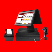 Android/Windows 15/15.6 pulgadas J 6412 8G pantalla táctil POS hardware sistema POS para tienda minorista restaurante
