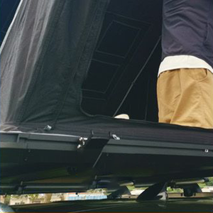 Tienda de Campaña de <span class=keywords><strong>Techo</strong></span> Rígida de Aluminio con Estructura en X, Impermeable, para SUV y Automóviles, para Camping y Todoterreno, Tienda de Campaña Versátil para <span class=keywords><strong>Techo</strong></span> de Automóvil - Product Image 3