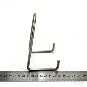 Crochets en acier inoxydable durables au design moderne, gain de place, pour suspendre les serviettes et les vêtements de jardin - Product Image 3