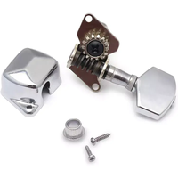 Mécaniques à touches semi-fermées têtes de Machine cheville de réglage de guitare pour pièces de guitare électrique accessoires d'instruments de musique de remplacement