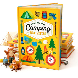 Libro Personalizzato per Attività di Campeggio con Copertina Rigida, Stampa Offset su Carta Artistica, Laminazione UV/Film, Servizio OEM - Product Image 2