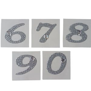 Pegatinas de gemas de cristal autoadhesivas con purpurina, pegatinas de números de diamantes de imitación de cristal <span class=keywords><strong>Blinger</strong></span> - Product Image 6
