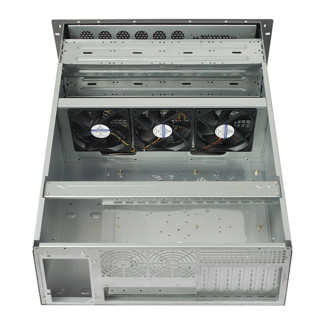 4U Industrial Control Case USB 3.0 660 Deep Temperature Control Screen E-ATX Dual Channel Industrial Computer Rack Stock Server