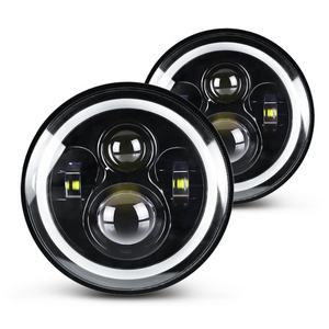 Valesun Truck Off Road Driving Lighting 45W Faro 7inch Round Led 7 "Head Light para Jeep Wrangl Er Hummer <span class=keywords><strong>JK</strong></span> JL - Product Image 1