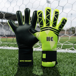 Vente en gros de gants de gardien de but de football poignée de contrôle solide paume en latex antidérapante protection des doigts respirante pour l'extérieur - Product Image 2