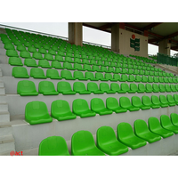 Chaises de stade intérieures durables et économiques, sièges en plastique pour stades de football