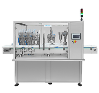Machine de remplissage linéaire automatique pour shampooing à l'eau de javel, autres produits chimiques, emballage pour l'industrie des boissons avec composant moteur à noyau de verre