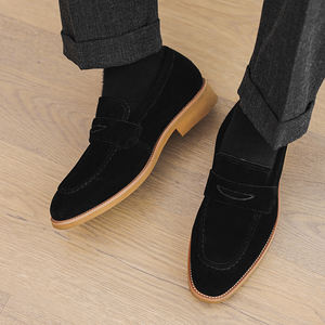 รองเท้าโลฟเฟอร์หนังแท้สำหรับผู้ชาย รองเท้าแฟชั่นสำหรับงานแต่งงาน งานพรอม และงานทางการ - Product Image 6