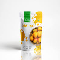 Sacs refermables personnalisés en PE de qualité alimentaire, les plus vendus, avec fenêtre transparente pour l'emballage de mangues, de snacks et de sucre