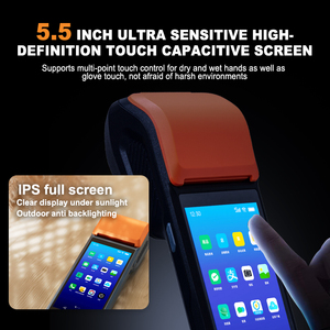 Cầm Tay POS di động thông minh thiết bị đầu cuối POS hệ thống Android 4 gam RAM + 64 gam Rom tất cả trong một tiền mặt đăng ký thu ngân máy - Product Image 5