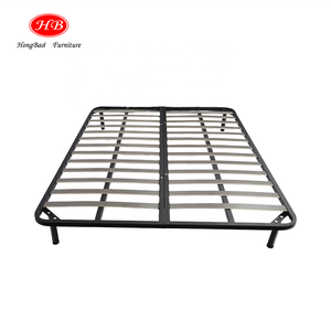 Каркас из массива дерева, складная, усиленная металлическая платформа, каркас кровати для спокойных ночей - Product Image 3