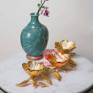 Tazón de Aluminio Dorado para Servir Frutos Secos, Decoración de Mesa y Recepciones, Producto Más Vendido - Product Image 2