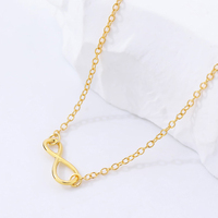 VIANRLA – collier en argent 925, pendentif minimaliste tendance plaqué or 18k, Design de mode, fait à la main, livraison directe