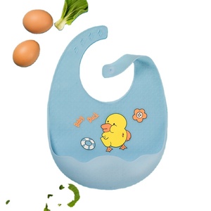 ผ้ากันเปื้อนเด็กซิลิโคนกันน้ําอาหารเสริมถุงข้าวเด็กฤดูร้อนบางเฉียบถุงน้ําลายเด็กผ้ากันเปื้อนโปร่งใส - Product Image 1