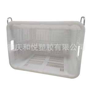 Caja de Plástico Número 3 para Frutas y Verduras, Blanca, Ventilada, para Transporte y Almacenamiento, Tamaño Estándar, Material PEPP - Product Image 4