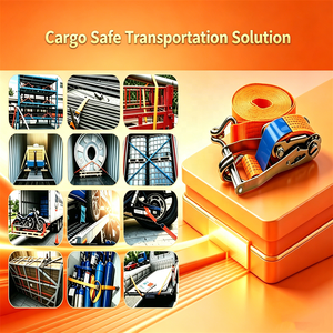 ANS/NZS Maßgefertigte Polyester-Spanngurte mit Verriegelung und Schwanenhaken für Motorradanhänger und Frachttransport - Product Image 4