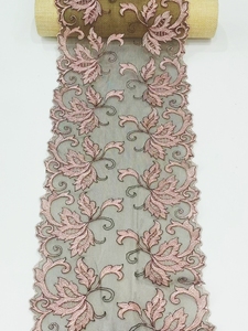 Retro Hoa Ren Lưới <span class=keywords><strong>Net</strong></span> Hoa Lưới Thêu Ren Váy Phụ Kiện Vải Trong Kho Cho Phụ Nữ Hàng May Mặc - Product Image 2