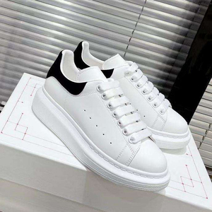 Espadrilles jetables en cuir synthétique <span class=keywords><strong>Alexander</strong></span> McQueen pour femmes, chaussures décontractées, et coton de haute qualité pour hommes – Nouveauté très demandée - Product Image 4