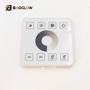 Stock Available Wholesale 8keys Wireless Strip Light Smart <b>Led</b> Light Strip Luminous Touch Cob Smd5050 <b>Controller</b> Remote for 12v - Product Image 2