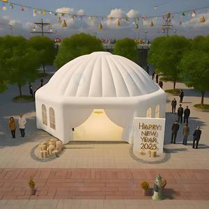 Tùy Chỉnh Bền Trắng Lễ Hội Đám Cưới Lễ Kỷ Niệm Lều Khổng Lồ Inflatable PVC Cung Điện Lều Cho Triển Lãm Ngoài Trời Đám Cưới Sự Kiện - Product Image 1