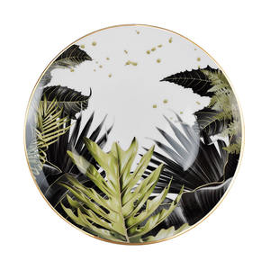 Vente en gros d'usine de nouveau design d'assiette moderne en céramique assiette de charge blanche ensembles de vaisselle en porcelaine - Product Image 3