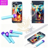 Stylo chauffant OEM pour l'installation de films de protection arrière de téléphone portable, outil thermique compatible avec les machines de découpe.