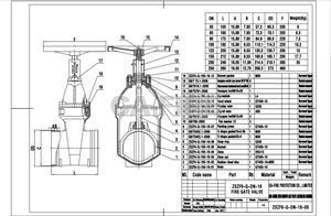 Segnale Dn100 scanalato estremità nessuno stelo ascendente segnale di fuoco valvola a saracinesca - Product Image 4