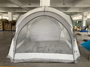 เต็นท์โดมกลางแจ้งขนาด 350x350x230 ซม. สำหรับจัดงานเลี้ยงถาวร ศาลาพักผ่อน ศาลาทำสมาธิ หลังคาคลุมโยคะ พร้อมมุ้งกันยุง - Product Image 2