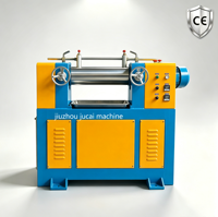 Mélangeur de caoutchouc à deux rouleaux électrique certifié CE pour laboratoire, petite machine de compoudage et de laminage de caoutchouc silicone de type ouvert
