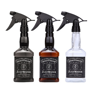 Wholesale 500ml Plastic Hair Mist Refillable Spray Bottle Continuous Spray Bottle For Hairdressing