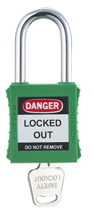 Cadenas de sécurité à manille en acier Elecpopular 38mm pour serrures industrielles Lockout-Tagout industrielles - Product Image 4