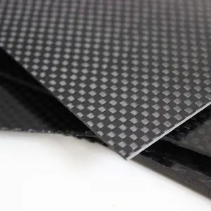 Parlak mat Finish ile özelleştirilmiş toptan karbon Fiber Panel
