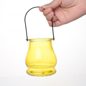 Vaso di <span class=keywords><strong>vetro</strong></span> di colore diverso 10oz barattolo di candela di <span class=keywords><strong>vetro</strong></span> di Halloween per la candela con lo Swing - Product Image 5