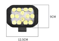 Grenz überschreitende Hersteller LED-Scheinwerfer für Baumaschinen 3/Zoll Arbeits licht Fließendes Wasser Blitz lampe Auto