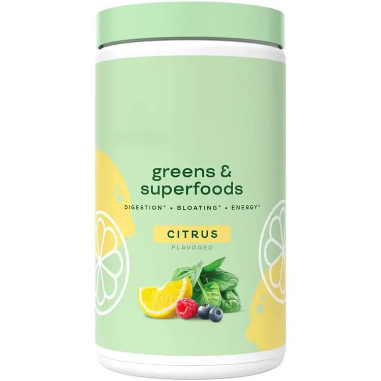 Fabricant chinois de collagène Superfood Super Greens poudre mélange boisson probiotiques en poudre verte pour complément alimentaire