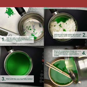 TIMESRUI Kit de fabrication de bougies d'<span class=keywords><strong>arbre</strong></span> de Noël créatif Bougies de cire en forme d'<span class=keywords><strong>arbre</strong></span> 3D Set de démarrage pour bricolage Décoration maison <span class=keywords><strong>Arbre</strong></span> de Noël - Product Image 6