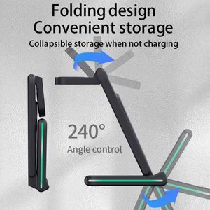 ดรอปชิปปิ้ง H28 15W 5 in 1 แท่นชาร์จไร้สายแบบพับได้อเนกประสงค์ USB - Product Image 4