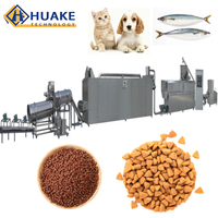 Ligne de production de machine d'extrusion d'aliments pour animaux de compagnie, poissons, chiots et chiens adultes