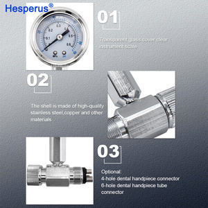 Manomètre dentaire pour turbine à air, testeur de pression pour fauteuil dentaire, manomètre de pression pour compresseur, instrument dentaire - Product Image 4