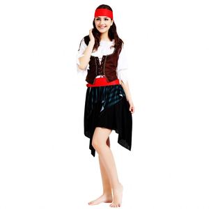 Venta Directa de Fábrica, Disfraz de Pirata de Alta Calidad para Mujer, Cosplay, Carnaval, Halloween, Fiestas, Disfraces - Product Image 3