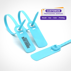 AH-PS134 Làm xáo trộn rõ ràng PP Nhựa an ninh con dấu với 500N độ bền kéo 300mm Chiều dài mã vạch & QR Mã in ấn - Product Image 2