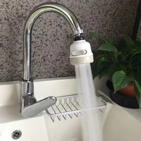 360 pivotant cuisine robinet d'eau filtre résistant aux éclaboussures pressurisé 3 caractéristiques pommeau de douche inverseur pour salle de bain robinet bec