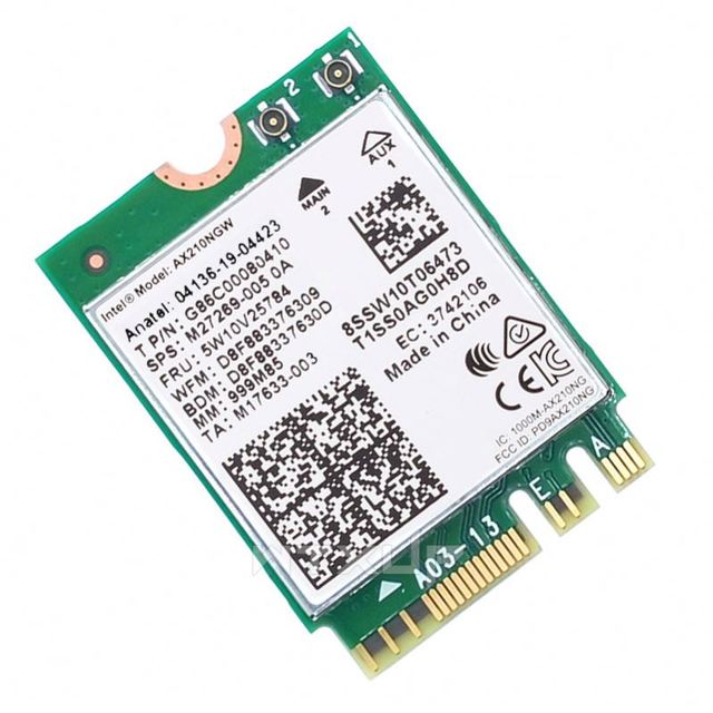 MLK Dual Band AX210 Wireless AX210NGW 2.4Gbps 802.11AX Wireless Wi-Fi 6 AX200 for 8265NGW/9260AC M.2 NGFF Wlan WiFi Card